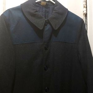 Adam Kimmel XS Gray Wool\Nylon Button Patch pocket coat